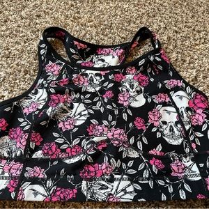 Torrid Floral Skulk Sports Bra